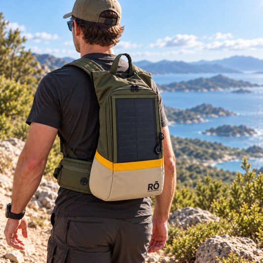 RŌ PowerTrail Pack (13L) - includes Solar Panel