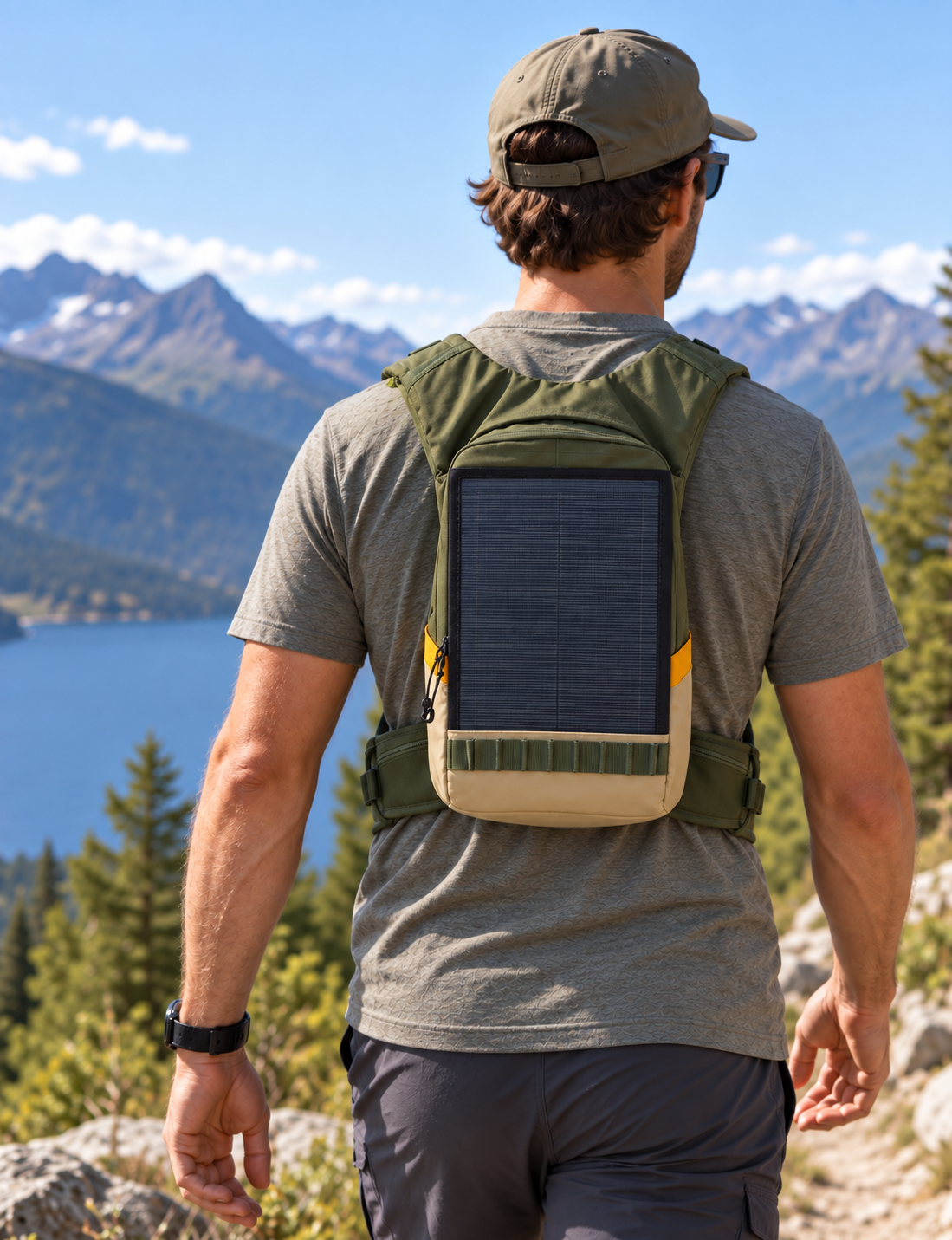 RŌ PowerTrail Pack (13L) - includes Solar Panel