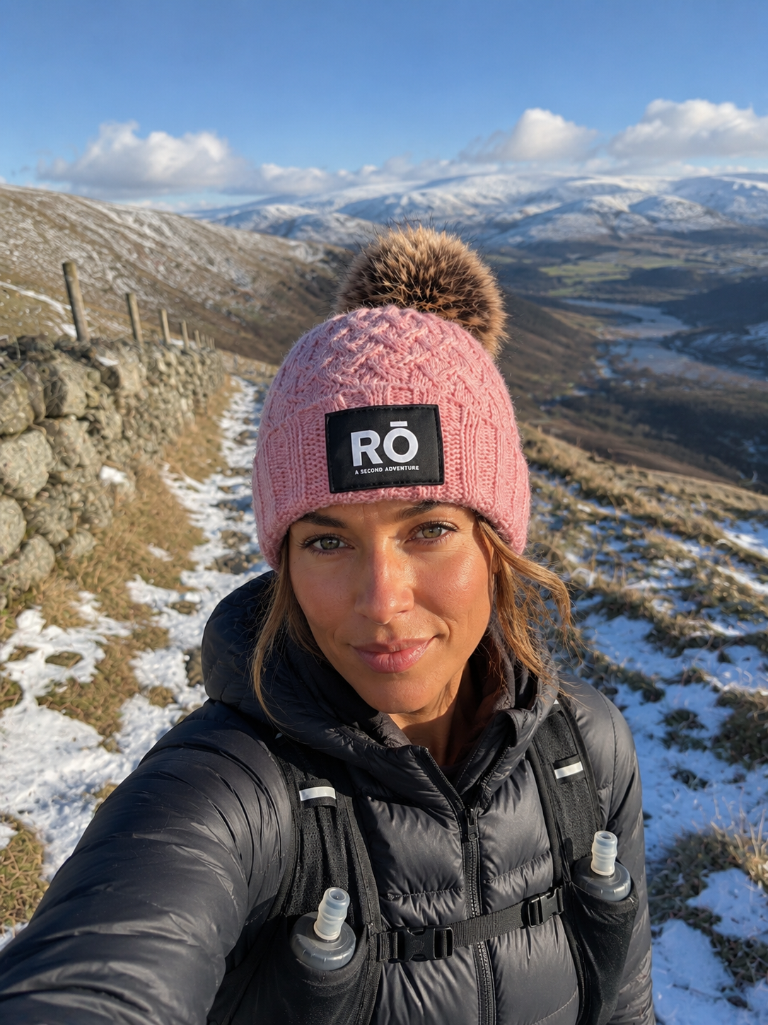 RŌ Summit Beanie - Bobble (Pink)