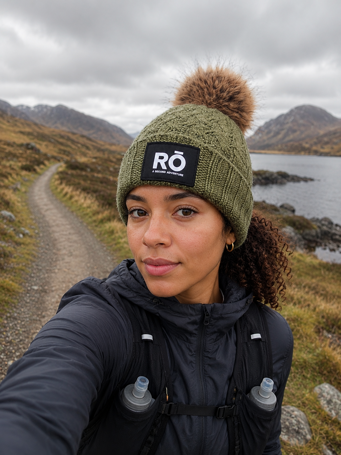 RŌ Summit Beanie - Bobble (Sage Green)