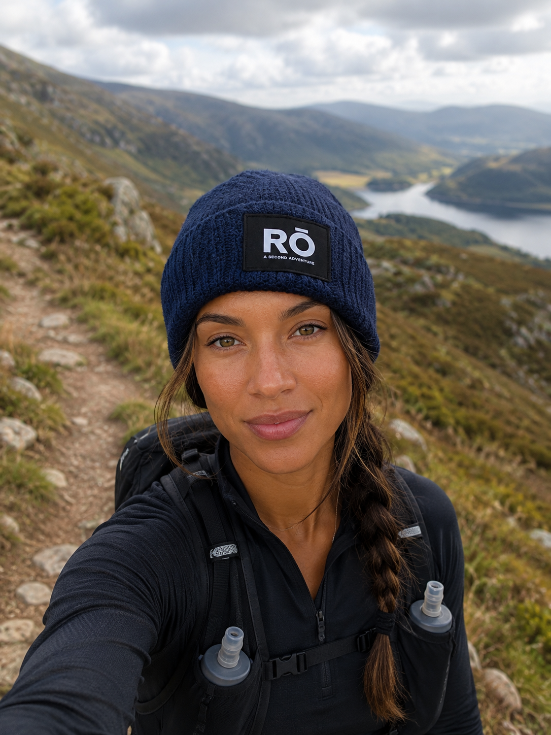 RŌ Summit Beanie - No Bobble (Navy)