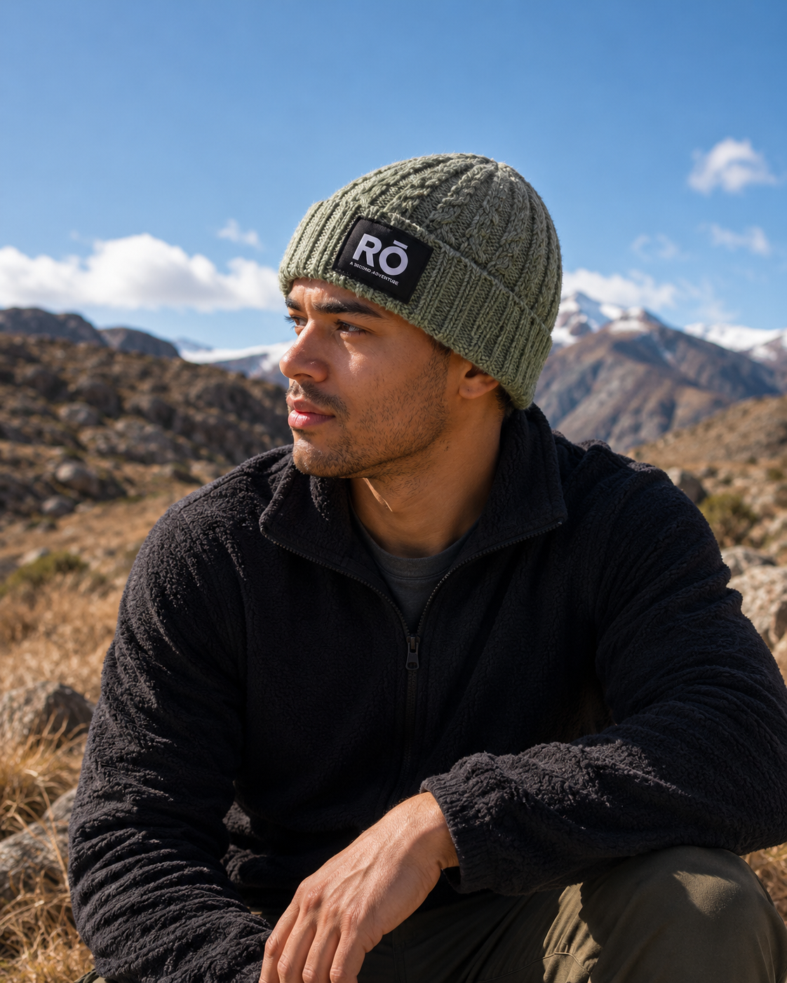 RŌ Summit Beanie - No Bobble (Sage Green)