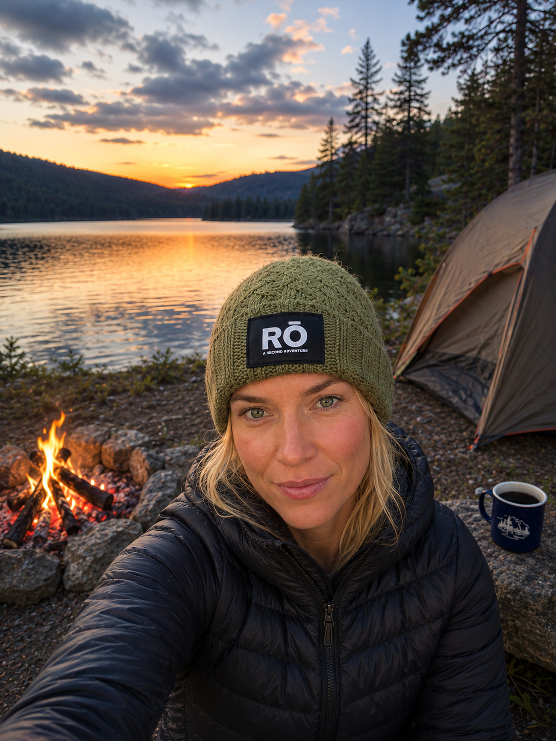 RŌ Summit Beanie - No Bobble (Sage Green)